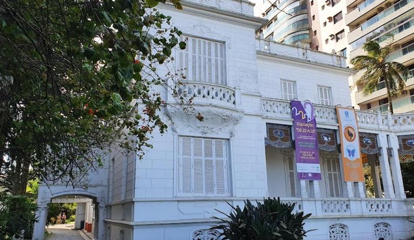 Apartamento Em Santos No Gonzaga Em Frente A Praia Exteriör bild